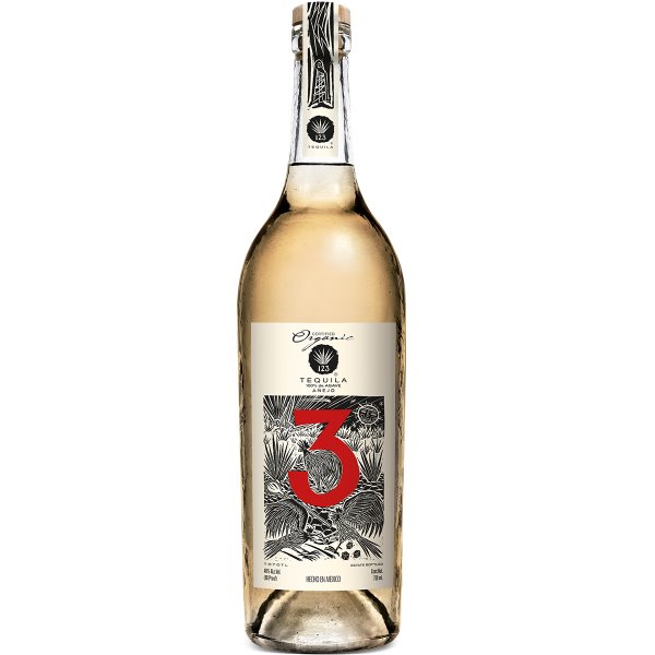 Tequila 123 Tres Organic Anjeo (70cl  40%) - crb