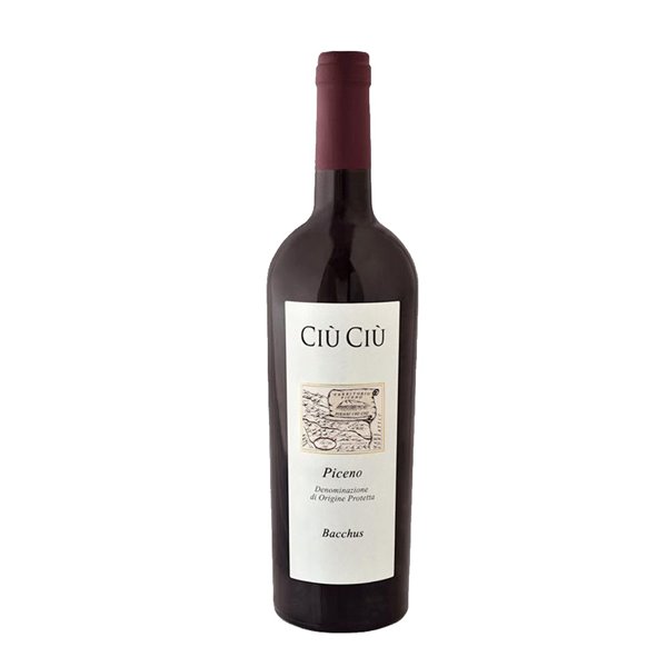 CIU' CIU' Rosso Piceno Bio Vegan Dop BACCHUS 2020 Cl.75 13.5°