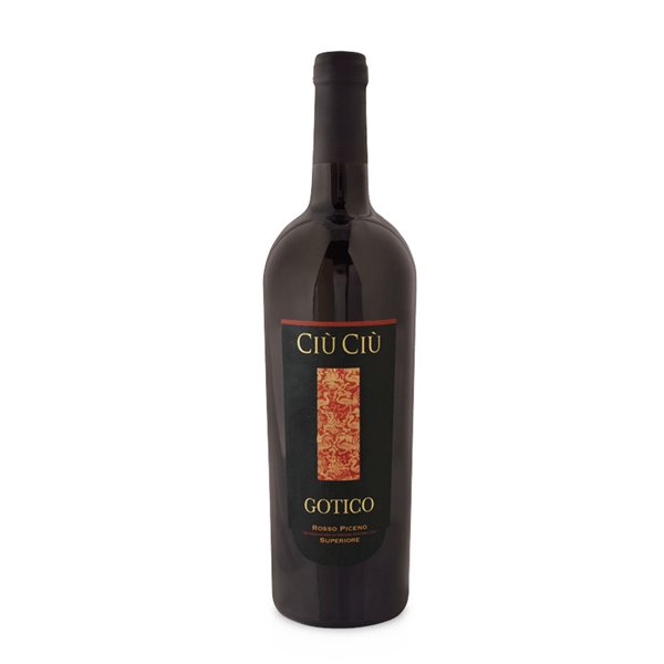 CIU'CIU' Rosso Piceno Superiore GOTICO Bio Vegan 2017 cl.75 14°