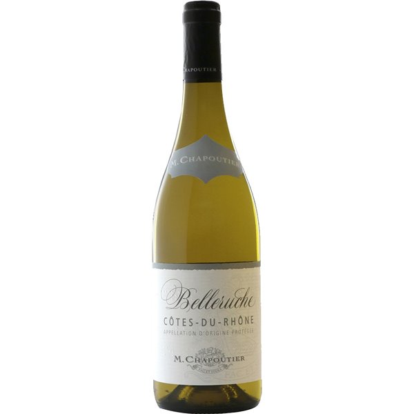M.CHAPOUTIER Cotes du Rhone Blanc BELLERUCHE 2022 cl.75
