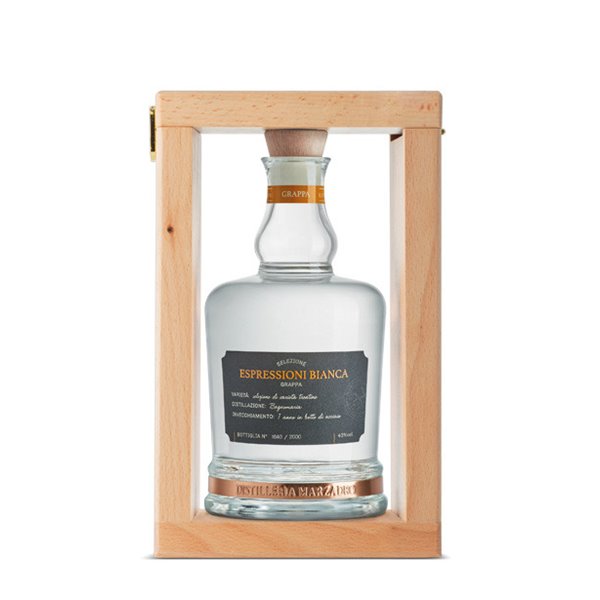 Marzadro - Grappa Espressioni Bianca 43°