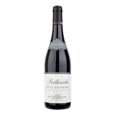 M.CHAPOUTIER Cotes du Rhone Rouge BELLERUCHE 2021 cl.75
