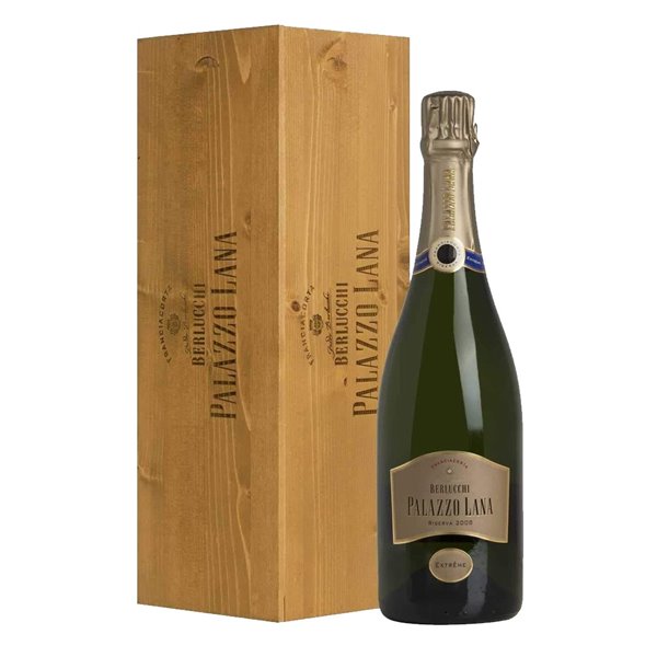 BERLUCCHI Franciacorta PALAZZO LANA EXTREME 2011 C.LEGNO X6 Cl.75