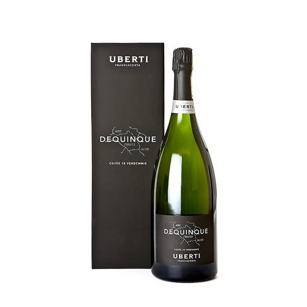 UBERTI Franciacorta DEQUINQUE Extra Brut Magnum ASTUCCIO 02/11Cl 150