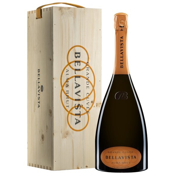 BELLAVISTA Franciacorta Alma Gran Cuvée Magnum Cassa legno LT 150
