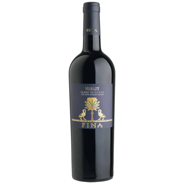 CANTINE FINA Merlot Igp Terre Siciliane 2020 Cl 75 14°