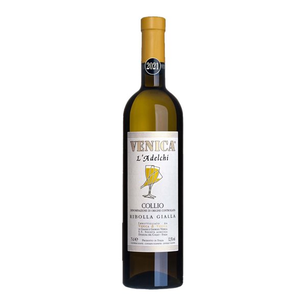 VENICA Ribolla Gialla Collio Doc L'ADELCHI 2021 Cl 75