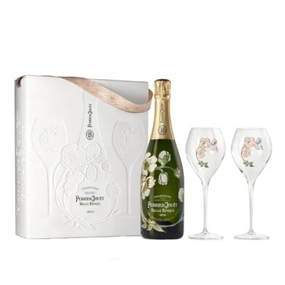PERRIER-JOUET CONFEZIONE Regalo Belle Epoque 2014 + 2 Flute