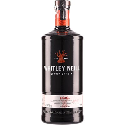 Gin Whitley Neill Original Bic Size (1750ml  43%) - crb