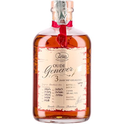 Genever Zuidam Genever 3 YO (100cl  38%) - crb