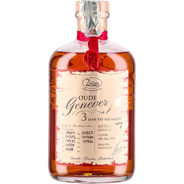Genever Zuidam Genever 3 YO (100cl  38%) - crb