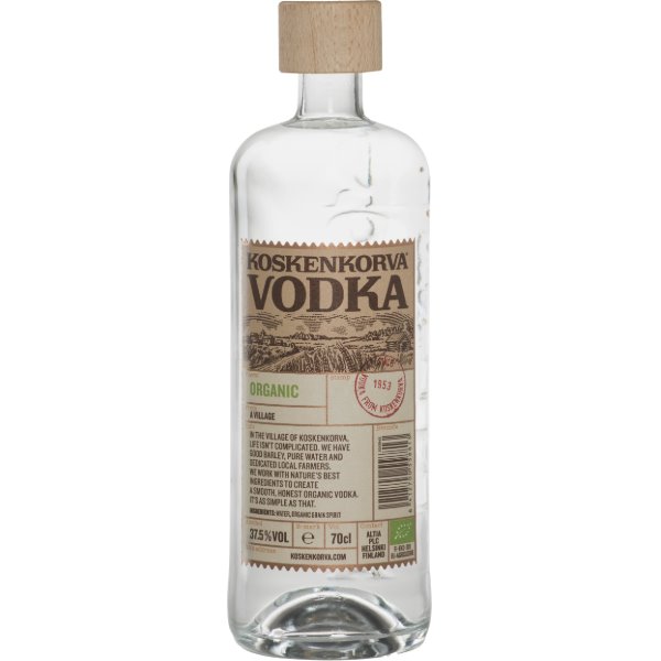 Vodka Koskenkorva Original Organic (70cl  37.5%) - crb