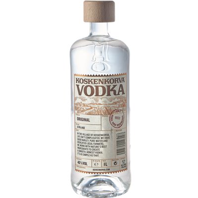 Vodka Koskenkorva Original Pouring (100cl  40%) - crb