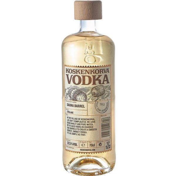 Vodka Koskenkorva Sauna Barrel (70cl  37.5%) - crb