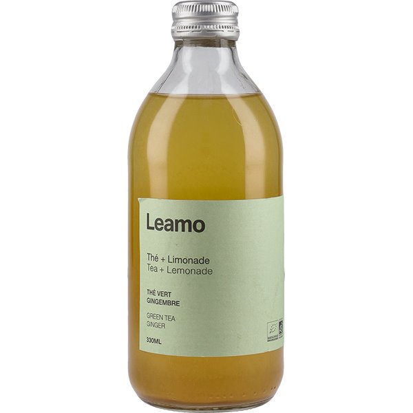 Sodato Leamo Green Tea Ginger (box 20x 330ml ) - crb