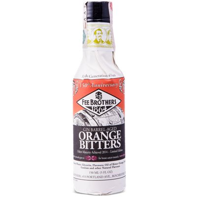 Bitter Aromatic Fee Brothers Bitters Gin Barrel Aged Orange (150ml 9%) - crb