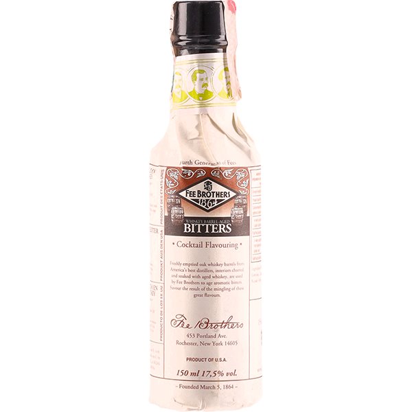 Bitter Aromatic Fee Brothers Bitters Whiskey Barrel Aged (150ml 17.5%) - crb