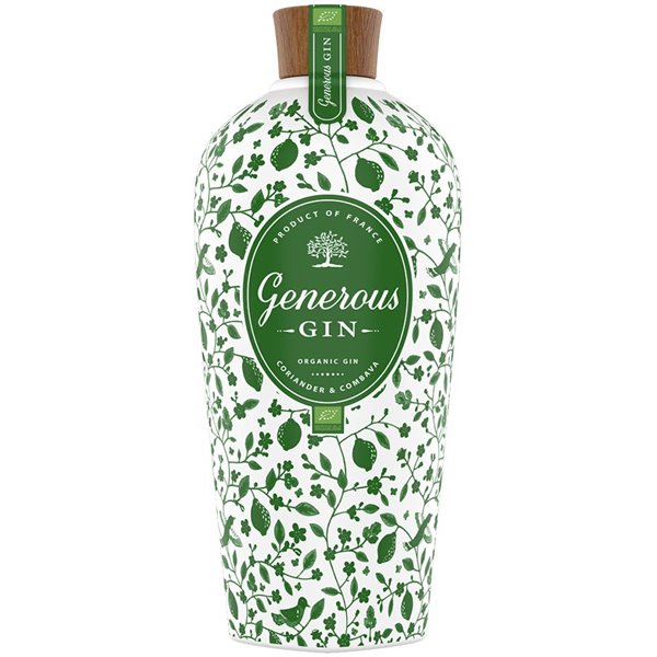 Gin Generous Organic (70cl 44%) -on