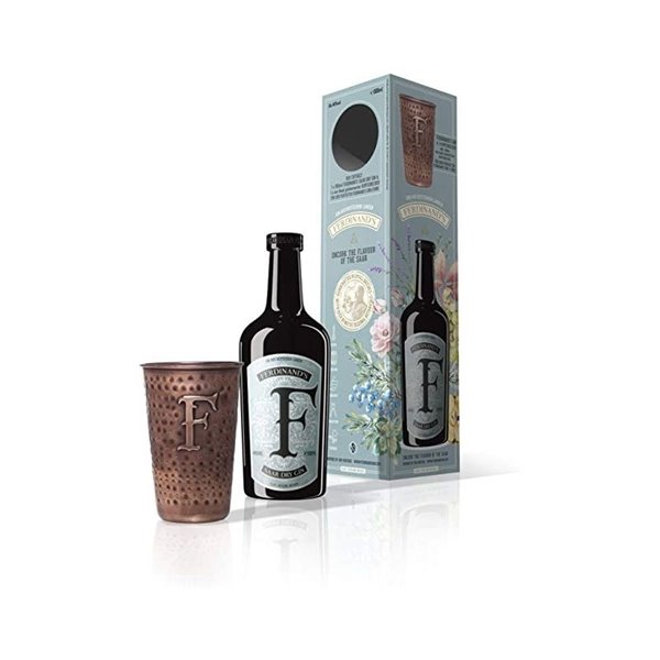 Gin Ferdinand's saar Dry Gin + tazza rame  (50cl 44%) -on