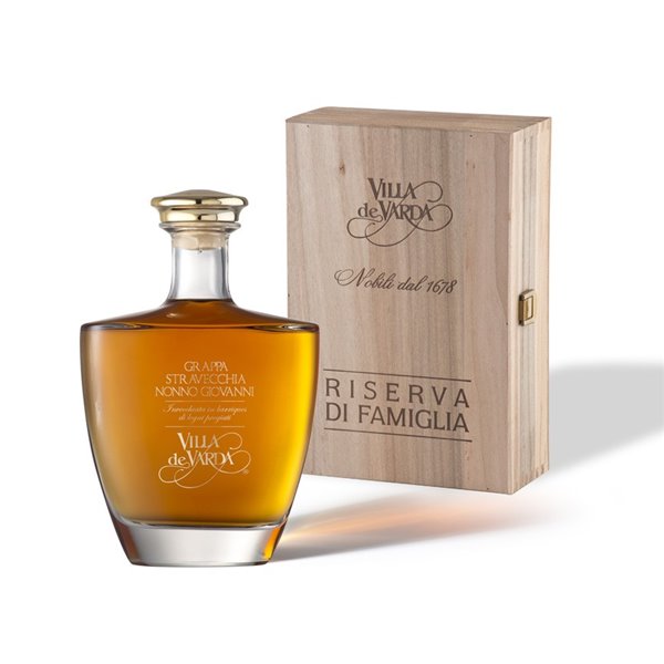 Grappa Stravecchia Nonno Giovanni 40 ° Distilleria Villa De Varda 0.,70 L.