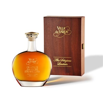 Grappa Stravecchia Amarone Alta Selezione 40 ° Distilleria Villa De Varda 0,70 L. Grappa Stravecchia Amarone Alta Selezione 40 ° Distilleria Villa De Varda 0,70 L.