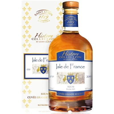 Rum Saint Aubin History Collection Isle de France ( 70cl 40%) -on Rum Saint Aubin History Collection Isle de France ( 70cl 40%) -on