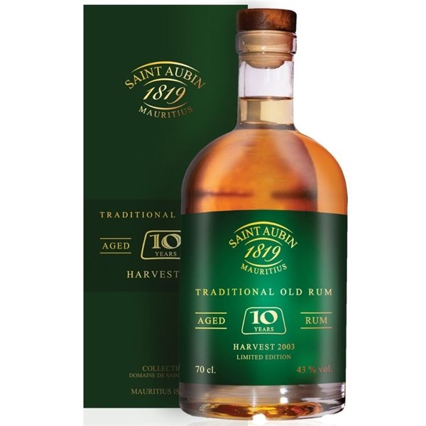 Rum Saint Aubin 10 YO ( 70cl 43%) -on