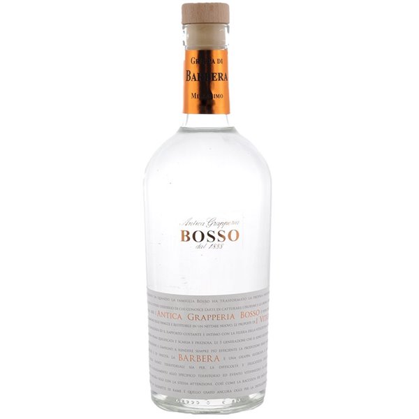 Grappa di Barbera Bosso ( 70cl 42%) -on
