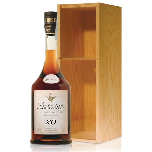 Calvados Morin 20 ans Pays d'Auge XO cassa in legno (70cl 42%) -on