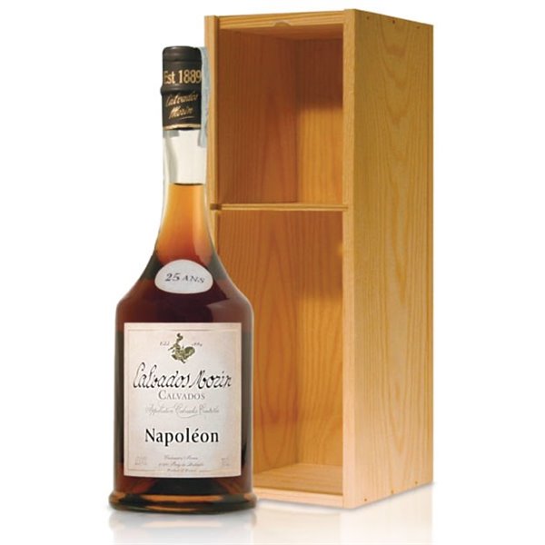 Calvados Morin 25 ans Napoléon cassa in legno (70cl 42%) -on