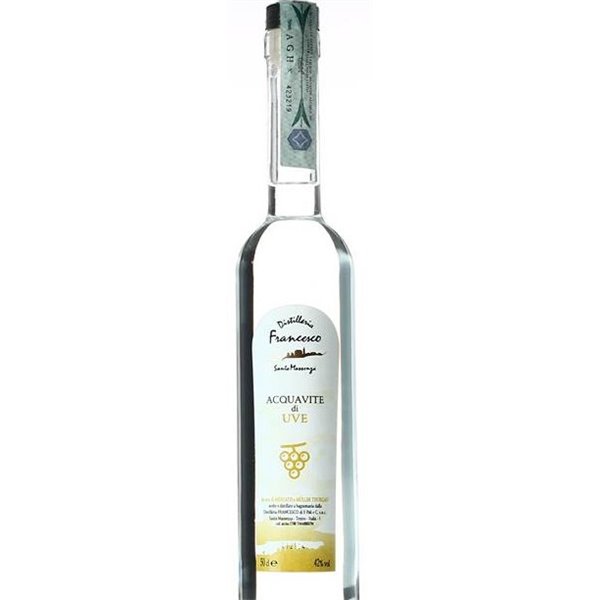 Grappa di Mueller Thurgau Distilleria Francesco Santa Massenza