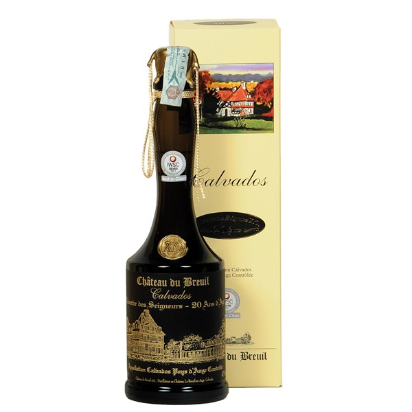 Calvados Reserve des Seigneurs X.O. 20 ANS  CHATEAU DU BREUIL