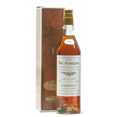 Bas Armagnac Domaine Juarrey 1946 DOMAINE LABERDOLIVE Bas Armagnac Domaine Juarrey 1946 DOMAINE LABERDOLIVE