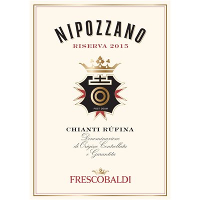 Chianti Rufina Riserva DOCG 2015 Castello Nipozzano Chianti Rufina Riserva DOCG 2015 Castello Nipozzano